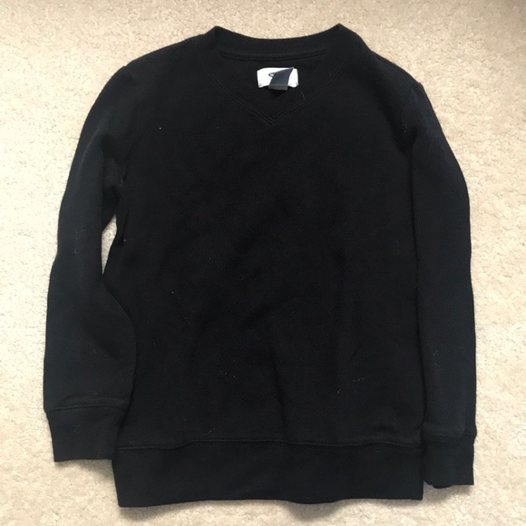 Old Navy Boys Vneck Rib-knit long sleeve - Picture 1 of 4